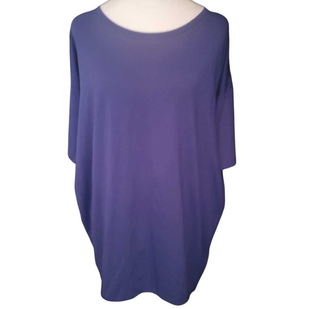 LuLaRoe Irma Tunic Blue sz XS